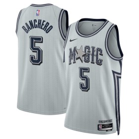 Orlando Magic Paolo Banchero Nike 2024-25 City Edition Harmaa Miesten Pelipaidat Swingman